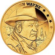 Tuvalu 25 Dollars (Elizabeth II John Wayne) JOHN WAYNE TM P coin reverse Tuvalu 25 Dollars (Elizabeth II John Wayne) JOHN WAYNE TM P coin reverse