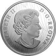 Canada 30 Dollars (Robert Bateman's Snowy Owl) ELIZABETH II D G REGINA SB coin obverse Canada 30 Dollars (Robert Bateman's Snowy Owl) ELIZABETH II D G REGINA SB coin obverse