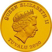 Tuvalu 30 Dollars (Year of the Mouse - Prosperity) QUEEN ELIZABETH II IRB TUVALU 2020 coin obverse Tuvalu 30 Dollars (Year of the Mouse - Prosperity) QUEEN ELIZABETH II IRB TUVALU 2020 coin obverse