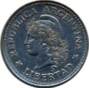 Argentina 5 Centavos Capped Liberty 1975 KM# 65 REPUBLICA ARGENTINA LIBERTAD coin obverse Argentina 5 Centavos Capped Liberty 1975 KM# 65 REPUBLICA ARGENTINA LIBERTAD coin obverse