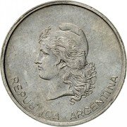 Argentina 5 Centavos Capped Liberty 1983 KM# 88 REPUBLICA ARGENTINA coin obverse Argentina 5 Centavos Capped Liberty 1983 KM# 88 REPUBLICA ARGENTINA coin obverse