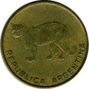 Argentina 5 Centavos Pampas Cat 1985 KM# 97.1 REPUBLICA ARGENTINA coin obverse Argentina 5 Centavos Pampas Cat 1985 KM# 97.1 REPUBLICA ARGENTINA coin obverse