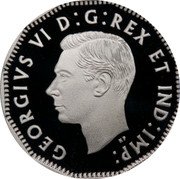 Canada 5 Cents (Victory in WWII) GEORGIVS VI D G REX ET IND IMP HP coin obverse Canada 5 Cents (Victory in WWII) GEORGIVS VI D G REX ET IND IMP HP coin obverse