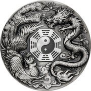 Tuvalu 5 Dollars (Dragon and Phoenix) IJ coin reverse Tuvalu 5 Dollars (Dragon and Phoenix) IJ coin reverse