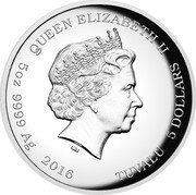Tuvalu 5 Dollars Ultraman Ultra Series 2016Â Proof QUEEN ELIZABETH II IRB 5 OZ 9999 AG 2016 TUVALU 5 DOLLARS coin obverse Tuvalu 5 Dollars Ultraman Ultra Series 2016Â Proof QUEEN ELIZABETH II IRB 5 OZ 9999 AG 2016 TUVALU 5 DOLLARS coin obverse