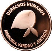 Argentina 5 Pesos (Defense of Human Rights) KM# B161 DERECHOS HUMANOS MEMORIA, VERDAD Y JUSTICIA coin reverse Argentina 5 Pesos (Defense of Human Rights) KM# B161 DERECHOS HUMANOS MEMORIA, VERDAD Y JUSTICIA coin reverse