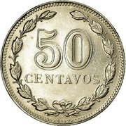 Argentina 50 Centavos Capped Liberty 1941 KM# 39 50 CENTAVOS coin reverse Argentina 50 Centavos Capped Liberty 1941 KM# 39 50 CENTAVOS coin reverse