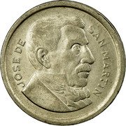 Argentina 50 Centavos Jose de San Martin 1956 KM# 49 REPUBLICA ARGENTINA 50 CENTAVOS 1954 coin obverse Argentina 50 Centavos Jose de San Martin 1956 KM# 49 REPUBLICA ARGENTINA 50 CENTAVOS 1954 coin obverse
