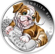 Tuvalu 50 Cents (English Bulldog) ENGLISH BULLDOG IJ P coin reverse Tuvalu 50 Cents (English Bulldog) ENGLISH BULLDOG IJ P coin reverse