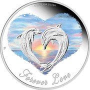 Tuvalu 50 Cents (Forever Love) FOREVER LOVE P 1/2 OZ 999 SILVER coin reverse Tuvalu 50 Cents (Forever Love) FOREVER LOVE P 1/2 OZ 999 SILVER coin reverse