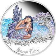 Tuvalu 50 Cents (Snow Fairy) KM# 355 SNOW FAIRY P coin reverse Tuvalu 50 Cents (Snow Fairy) KM# 355 SNOW FAIRY P coin reverse