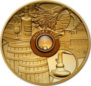 Tuvalu 50 Dollars Whisky Vatted Glenlivet 2018  Proof KM# 411 WHISKY 1862 coin reverse Tuvalu 50 Dollars Whisky Vatted Glenlivet 2018  Proof KM# 411 WHISKY 1862 coin reverse