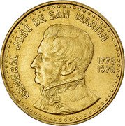Argentina 50 Pesos Jose de San Martin 1978 KM# 81 GENERAL JOSE DE SAN MARTIN 1778 1978 coin reverse Argentina 50 Pesos Jose de San Martin 1978 KM# 81 GENERAL JOSE DE SAN MARTIN 1778 1978 coin reverse