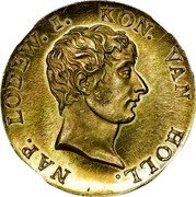 Netherlands 50 Stuivers (Louis Napoleon Pattern) NAP LODEW I KON VAN HOLL coin obverse Netherlands 50 Stuivers (Louis Napoleon Pattern) NAP LODEW I KON VAN HOLL coin obverse