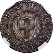 UK 6 Pence (Commonwealth of England Pattern) THE COMMONWEALTH OF ENGLAND coin obverse UK 6 Pence (Commonwealth of England Pattern) THE COMMONWEALTH OF ENGLAND coin obverse