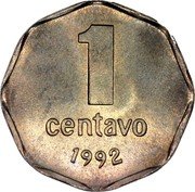 Argentina Centavo En Union y Libertad 1992 KM# 108 1 CENTAVO 1992 coin reverse Argentina Centavo En Union y Libertad 1992 KM# 108 1 CENTAVO 1992 coin reverse