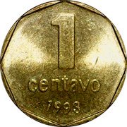 Argentina Centavo En Union y Libertad 1993 KM# 113 1 CENTAVO 1992 coin reverse Argentina Centavo En Union y Libertad 1993 KM# 113 1 CENTAVO 1992 coin reverse