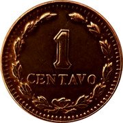Argentina Centavo Coat of Arms 1944 KM# 37 1 CENTAVO coin reverse Argentina Centavo Coat of Arms 1944 KM# 37 1 CENTAVO coin reverse