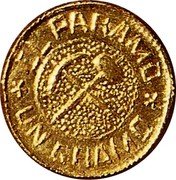 Argentina Gramo Popper 1889 KM# Tn2 EL PARAMO UN GRAMO coin reverse