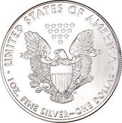 USA One Dollar (Liberty - Colourized) UNITED STATES OF AMERICA 1 OZ FINE SILVER ONE DOLLAR coin reverse USA One Dollar (Liberty - Colourized) UNITED STATES OF AMERICA 1 OZ FINE SILVER ONE DOLLAR coin reverse