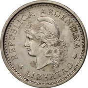 Argentina Peso Capped Liberty Head 1962 KM# 57 REPUBLICA ARGENTINA LIBERTAD coin obverse Argentina Peso Capped Liberty Head 1962 KM# 57 REPUBLICA ARGENTINA LIBERTAD coin obverse