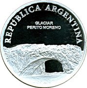 Argentina Peso Bicentennial Glacier Perito Moreno 2010 Proof KM# 170 REPÚBLICA ARGENTINA GLACIAR PERITO MORENO coin obverse Argentina Peso Bicentennial Glacier Perito Moreno 2010 Proof KM# 170 REPÚBLICA ARGENTINA GLACIAR PERITO MORENO coin obverse