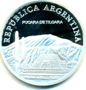 Argentina Peso Bicentennial Pucara de Tilcara 2010 Proof KM# 168 REPÚBLICA ARGENTINA PUCARÁ DE TILCARA coin obverse Argentina Peso Bicentennial Pucara de Tilcara 2010 Proof KM# 168 REPÚBLICA ARGENTINA PUCARÁ DE TILCARA coin obverse