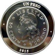 Argentina Peso 80th Anniversary Central Bank 2015 Proof KM# 182 BANCO CENTRAL DE LA REPUBLICA ARGENTINA 80° ANIVERSARIO 1935-2015 REPUBLICA ARGENTINA 1881 coin obverse Argentina Peso 80th Anniversary Central Bank 2015 Proof KM# 182 BANCO CENTRAL DE LA REPUBLICA ARGENTINA 80° ANIVERSARIO 1935-2015 REPUBLICA ARGENTINA 1881 coin obverse