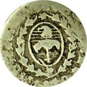 Argentina Real Radiant Sunface 1840 PNP KM# 11 CONFEDERADA 1840 coin obverse