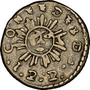 Argentina Real Cordoba 1843 JPP CORDO and CONFEDERDA KM# 21 CONFEDERADA J.P.P. coin reverse