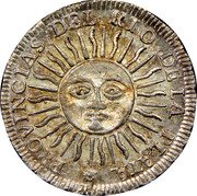 Argentina Sol Radiant Sunface Rio de la Plata 1815 PTS FL KM# 11 PROVINCIAS DEL RIO DE LA PLATA coin obverse Argentina Sol Radiant Sunface Rio de la Plata 1815 PTS FL KM# 11 PROVINCIAS DEL RIO DE LA PLATA coin obverse