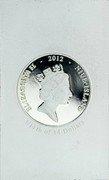 Niue 1 Dollar Passion of Christ. Three Marys at the Tomb. Descent to Hell 2012 Proof KM# 629 ELIZABETH II 2012 NIUE ISLAND 1/14TH OF 14 DOLLARS coin obverse Niue 1 Dollar Passion of Christ. Three Marys at the Tomb. Descent to Hell 2012 Proof KM# 629 ELIZABETH II 2012 NIUE ISLAND 1/14TH OF 14 DOLLARS coin obverse