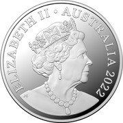 Australia 1 Dollar Letter L 2022  Proof - 26 Coin Set ELIZABETH II AUSTRALIA 2022 JC coin obverse Australia 1 Dollar Letter L 2022  Proof - 26 Coin Set ELIZABETH II AUSTRALIA 2022 JC coin obverse