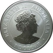 Australia 1 Dollar (Super Pit Australia) ELIZABETH II AUSTRALIA 1 DOLLAR coin obverse Australia 1 Dollar (Super Pit Australia) ELIZABETH II AUSTRALIA 1 DOLLAR coin obverse