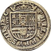 Spain 1 Real (Philip III) I PHILIPPVS III D G coin obverse Spain 1 Real (Philip III) I PHILIPPVS III D G coin obverse