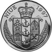 Niue 10 Dollars Diana. Princess of Wales 1997 Proof KM# 92 NIUE 1997 coin obverse Niue 10 Dollars Diana. Princess of Wales 1997 Proof KM# 92 NIUE 1997 coin obverse