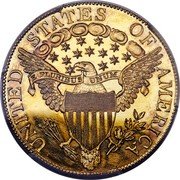 USA 10 Dollars Liberty Cap Pattern 1804 UNITED STATES OF AMERICA E PLURIBUS UNUM coin reverse USA 10 Dollars Liberty Cap Pattern 1804 UNITED STATES OF AMERICA E PLURIBUS UNUM coin reverse