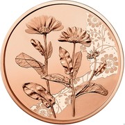 Austria 10 Euro Flower language - marigolds 2022  coin reverse Austria 10 Euro Flower language - marigolds 2022  coin reverse