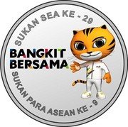 Malaysia 10 Ringgit (29th Southeast Asian Games and 9th ASEAN Para Games) SUKAN SEA KE - 29 SUKAN PARA ASEAN KE - 9 BANGKIT BERSAMA coin reverse Malaysia 10 Ringgit (29th Southeast Asian Games and 9th ASEAN Para Games) SUKAN SEA KE - 29 SUKAN PARA ASEAN KE - 9 BANGKIT BERSAMA coin reverse