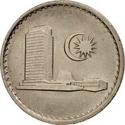 Malaysia 10 Sen Parliament House 1978 KM# 3 MALAYSIA 10 SEN 1976 coin obverse Malaysia 10 Sen Parliament House 1978 KM# 3 MALAYSIA 10 SEN 1976 coin obverse