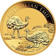 Australia 100 Dollars Australian Emu 2020 P P AUSTRALIAN EMU 2020 1 OZ 9999 GOLD coin reverse Australia 100 Dollars Australian Emu 2020 P P AUSTRALIAN EMU 2020 1 OZ 9999 GOLD coin reverse