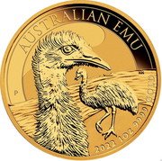 Australia 100 Dollars Emu 2022 P P AUSTRALIAN EMU 2022 1 OZ 9999 GOLD coin reverse Australia 100 Dollars Emu 2022 P P AUSTRALIAN EMU 2022 1 OZ 9999 GOLD coin reverse
