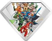 Canada 100 Dollars (Justice League’s Squad) FABOK ANDERSON TM MC & © DC coin reverse Canada 100 Dollars (Justice League’s Squad) FABOK ANDERSON TM MC & © DC coin reverse