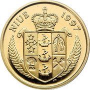 Niue 100 Dollars Diana - The People's Princess 1997 Proof KM# 99 NIUE 1997 coin obverse Niue 100 Dollars Diana - The People's Princess 1997 Proof KM# 99 NIUE 1997 coin obverse
