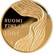 Finland 100 Euro (Centenary of The National Ballet) SUOMI FINLAND 100€ K coin obverse Finland 100 Euro (Centenary of The National Ballet) SUOMI FINLAND 100€ K coin obverse