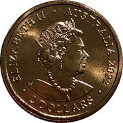 Australia 2 Dollars (Remembrance Day 75 Years Peacekeeping) ELIZABETH II AUSTRALIA 2022 2 DOLLARS JC coin obverse Australia 2 Dollars (Remembrance Day 75 Years Peacekeeping) ELIZABETH II AUSTRALIA 2022 2 DOLLARS JC coin obverse