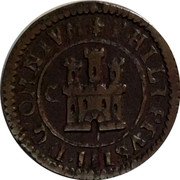Spain 2 Maravedis (Philip III) PHILIPPVS III D G OMNIUM C coin reverse Spain 2 Maravedis (Philip III) PHILIPPVS III D G OMNIUM C coin reverse