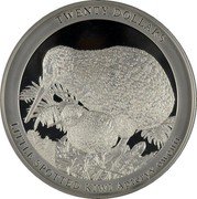 New Zealand Twenty Dollars Little Spotted Kiwi 2022  Proof TWENTY DOLLARS LITTLE SPOTTED KIWI APTERYX OWENII coin reverse New Zealand Twenty Dollars Little Spotted Kiwi 2022  Proof TWENTY DOLLARS LITTLE SPOTTED KIWI APTERYX OWENII coin reverse