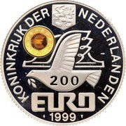 Netherlands 200 Euro Helsinki 1999 X# 157 1999 HELSINKI JEAN SIBELIUS 1865 1957 coin reverse Netherlands 200 Euro Helsinki 1999 X# 157 1999 HELSINKI JEAN SIBELIUS 1865 1957 coin reverse