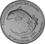 Malaysia 25 Sen Bottlenose Dolphin 2006 KM# 108 ENDANGERED SPECIES SERIES LUMBA LUMBA BOTTLENOSE DOLPHIN TURSIOPS TRUNCATUS coin reverse Malaysia 25 Sen Bottlenose Dolphin 2006 KM# 108 ENDANGERED SPECIES SERIES LUMBA LUMBA BOTTLENOSE DOLPHIN TURSIOPS TRUNCATUS coin reverse
